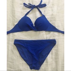H&M cobalt blue bikini